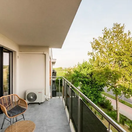 Sielska Apartament Z Balkonem Przy Plazy Ukiel